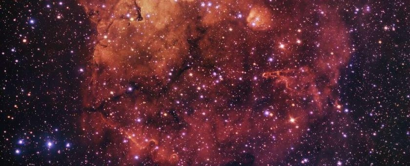 Потрясающее изображение туманности Sh2–284 запечатлено профессиональным телескопом